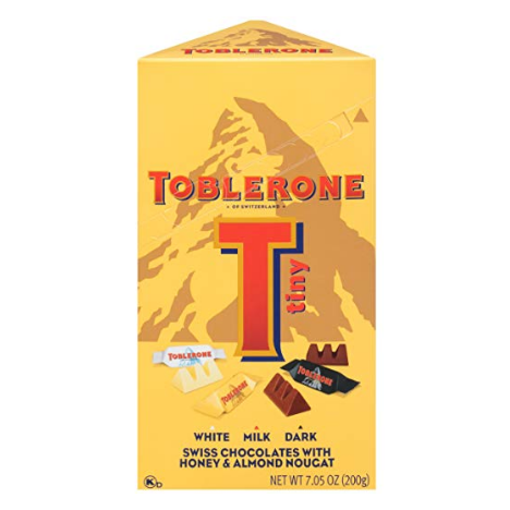 Toblerone 瑞士三角迷你巧克力 混合口味裝 7.05oz 僅售$4.62