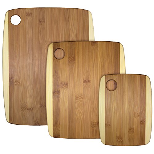 Totally Bamboo 3-Piece Two-Tone Bamboo Serving and Cutting Board Set, Only $10.38 after clipping coupon