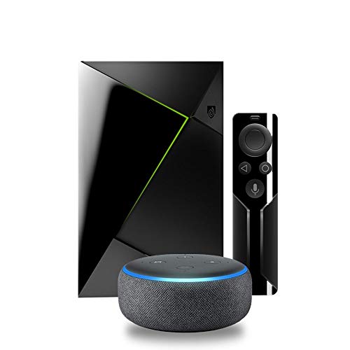 Echo Dot (3rd Gen) - Charcoal Fabric Bundle with NVIDIA Shield TV | 4K HDR Streaming Media Player $139.99
