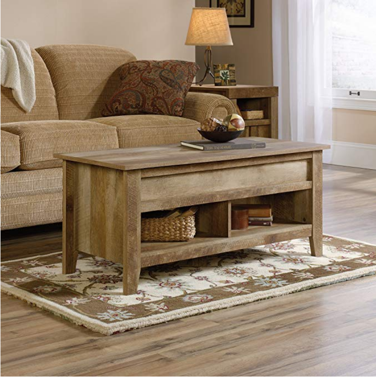 Sauder Coffee Table, Furniture, Craftsman Oak $99.99，free shipping