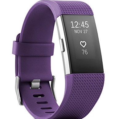 Fitbit Charge 2 Heart Rate + Fitness Wristband, Plum, Small (US Version) $77.82