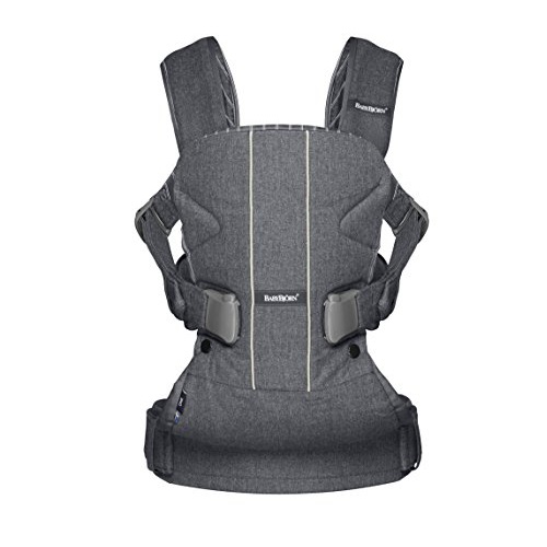 BABYBJORN Baby Carrier One - Gray/Pinstripe (Limited Edition Color), Cotton, Only $98.25, You Save $91.70(48%)