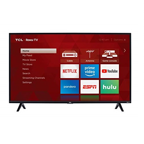 TCL 40S325 40 Inch 1080p Smart LED Roku TV (2019), Only $150.00