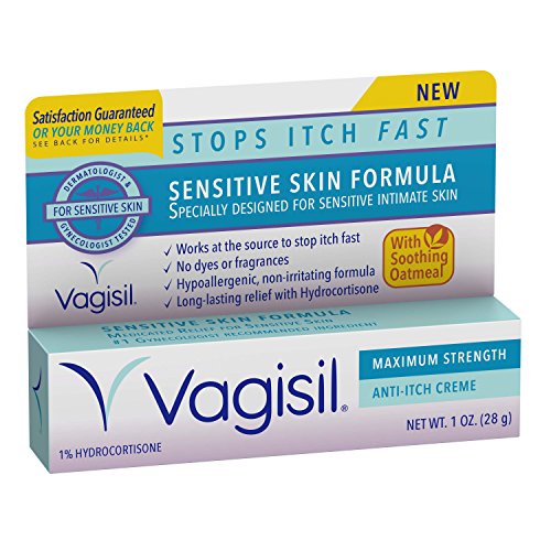 Vagisil Maximum Strength Anti-Itch Creme, Sensitive Skin Formula 1 Oz, Only $4.25