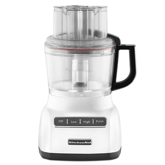 KitchenAid KFP0922WH 9-Cup Food Processor with Exact Slice System - White $79.99，free shipping
