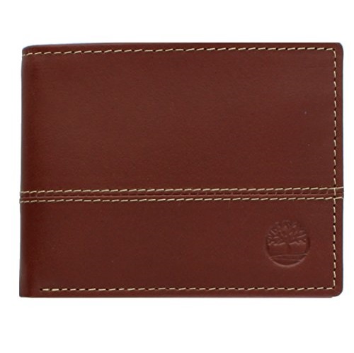 Timberland Men's Hunter Leather Passcase Wallet Trifold Wallet Hybrid, Only $9.99