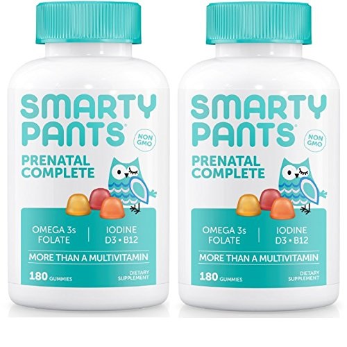 SmartyPants Prenatal Complete Daily Gummy Vitamins:  Multivitamin & Omega 3 Fish Oil,  Folate , Vitamin D3,  360 Count (60 Day Supply) 2 pack, Only$31.31, free shipping after using SS