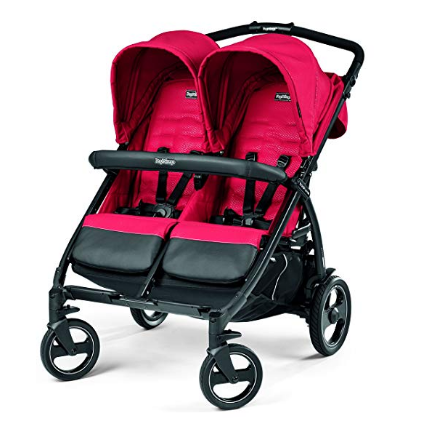 Peg Perego Book for Two Baby Stroller-Mod Red $423.41，free shipping
