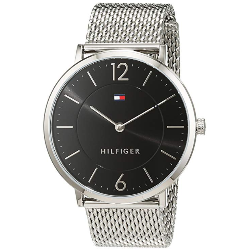 Tommy Hilfiger Men's 'Sophisticated Sport' Quartz Stainless Steel Watch, Color:Silver-Toned (Model: 1710355) $60.75，free shipping