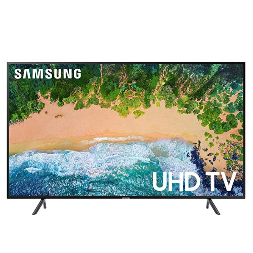 Samsung UN43NU7100 Flat 43-Inch 4K UHD 7 Series Smart LED TV (2018 Model) $397.99，free shipping