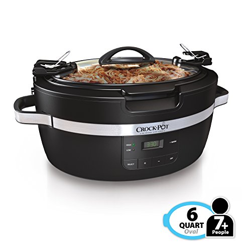 Crockpot SCCPCT600-B Thermoshield Slow Cooker, 6 Quart, Black, Only $59.99, free shipping