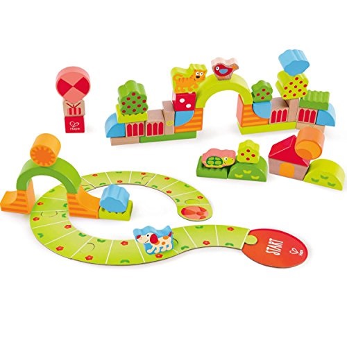 Hape Sunny Valley Play Wood Toy Blocks, Only $13.95, You Save $21.04(60%)