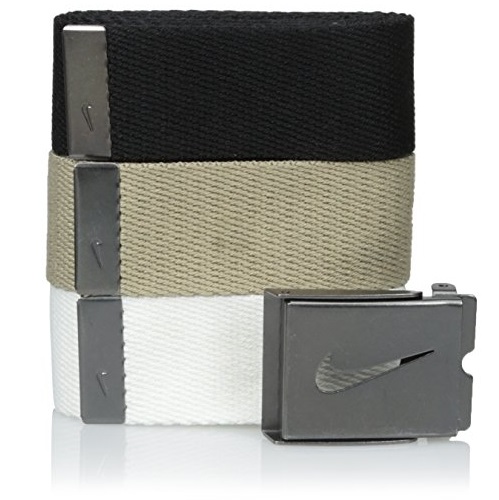 Nike Men's 3 Pack Web Belt,  Only $17.28