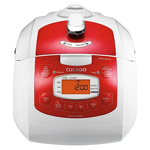 Cuckoo Electric Pressure Rice Cooker CRP-FA0610FR (Red), Only $170.00, free shipping