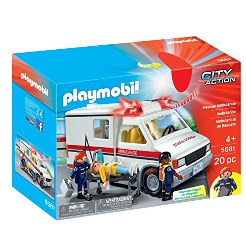 史低价！PLAYMOBIL 救护车拼装玩具，原价$24.99，现仅售$11.97