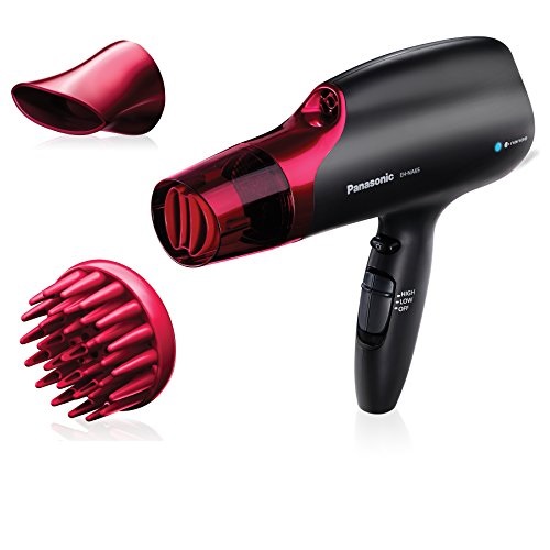 Panasonic EH-NA65-K nanoe Hair Dryer, Professional-Quality with 3 attachments including Quick-Dry Blow Dry Nozzle for Smooth, Shiny Hair, Only $74.44