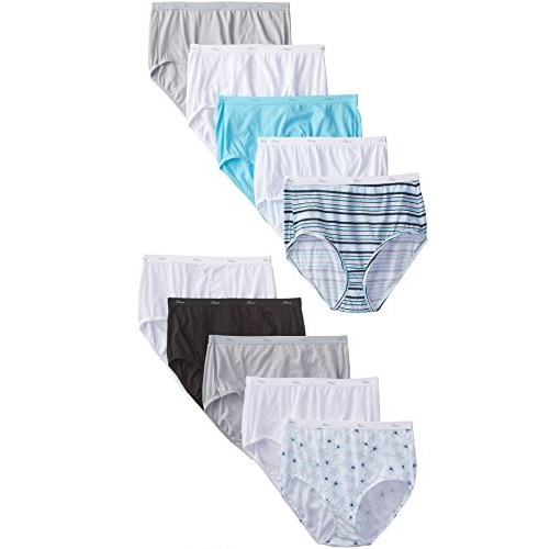 Hanes Women's Cotton Brief Panty Multipack, Only $10.00