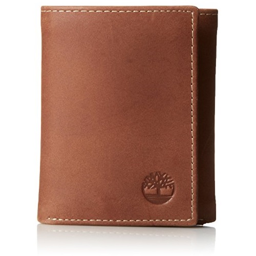 Timberland Mens Leather Trifold Wallet With ID Window, only $10.99