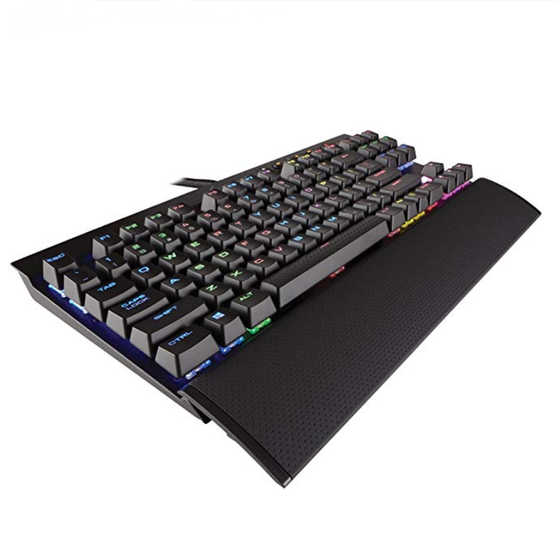 CORSAIR K65 RAPIDFIRE - RGB Backlit Mechanical Gaming Keyboard - USB Passthrough & Media Controls - Fastest & Linear - Cherry MX Speed $99.99，free shipping