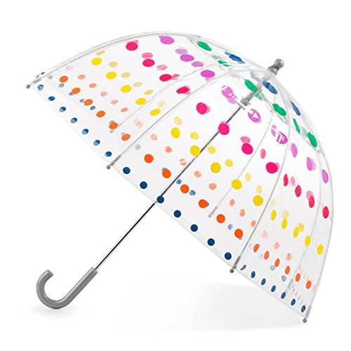 史低价！Totes 透明拱形鸟笼伞，小孩款，原价$14.99，现仅售$9.99。三色同价！