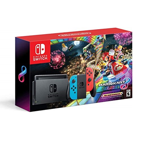 Nintendo Switch w/ Mario Kart 8 Deluxe (Full Game Download) - Switch, Only $299.99, free shipping