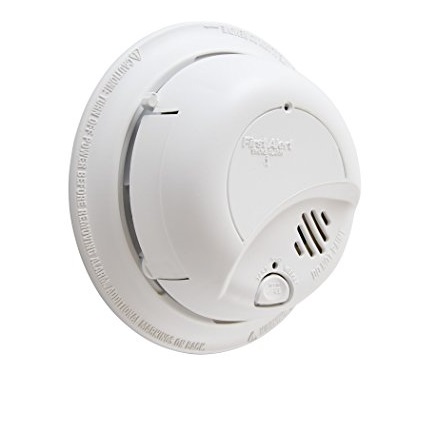 First Alert Smoke Detector Alarm | Hardwired with Backup Battery, BRK9120b6CP, Only $9.80