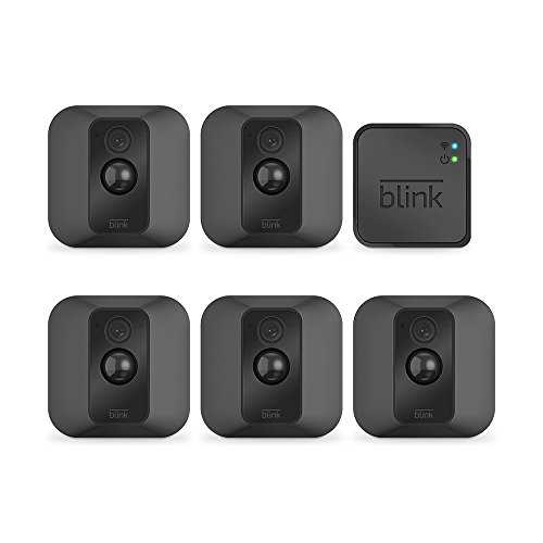 Blink XT Home Security Camera System with Motion Detection, Wall Mount, HD Video, 2-Year Battery Life and Cloud Storage Included - 5 Camera Kit $299.99