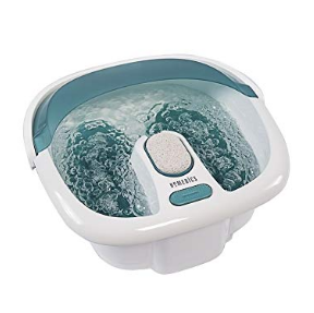 HoMedics Bubble Spa Elite Footbath, 2-in-1 Removable Pedicure Center, Toe-Touch Control, Easy Tote Handle no-Splash, FB-450H $34.99，free shipping
