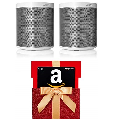 Two Room Set with Sonos Play:1 + $30 Amazon Gift card, Only $298.00, free shipping