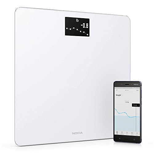 Withings / Nokia | Body - Smart Body Composition Wi-Fi Ditial Scale with smartphone app, White, Only $48.00, You Save $12.00(20%)