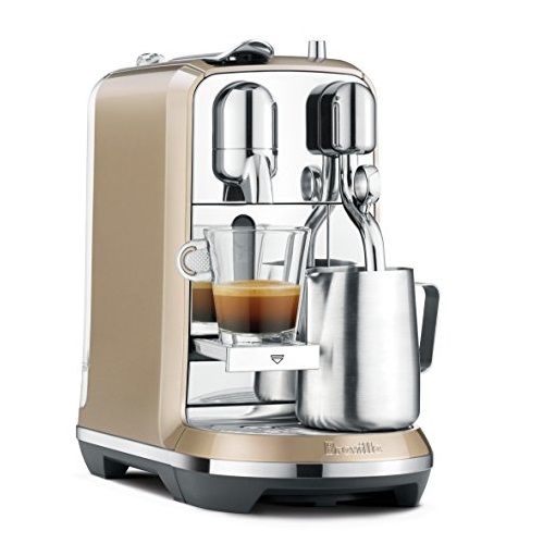 Breville Nespresso Creatista Single Serve Espresso Machine with Milk Auto Steam Wand, Champagne, Only $227.99, free shipping