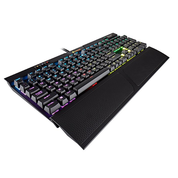 CORSAIR K70 RGB MK.2 Mechanical Gaming Keyboard - USB Passthrough & Media Controls - Tactile & Clicky - Cherry MX Blue - RGB LED Backlit $119.99，free shipping