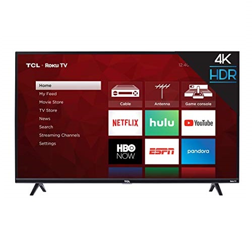 TCL 43S425   43吋  4K 超清晰 Roku 智能电视机，原价$329.99，现仅售$229.00，免运费
