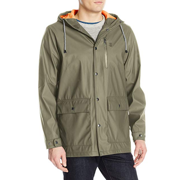 IZOD Men's Waterproof Rain Slicker Jacket only $26.71