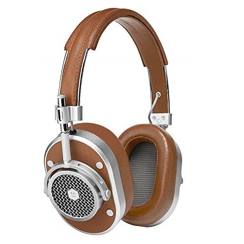 Master & Dynamic MH40 Premium Over-Ear Headphones, Award-Winning Closed-Back Wired Headphones with Superior Sound Quality, Silver Metal/Brown Leather, Only $118.76, free shipping