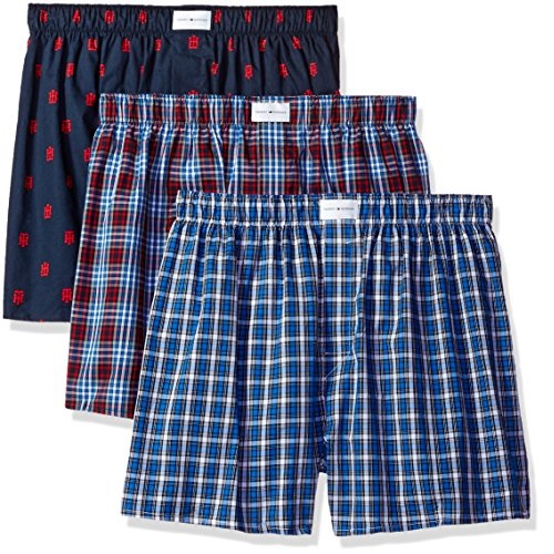 Tommy Hilfiger Men's Underwear Multipack Cotton Classics Woven Boxer, Only $23.70