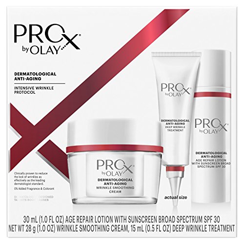Wrinkle Kit by Olay Professional - Includes Pro-X Lotion with SPF 30, Anti-Aging Treatment, and Wrinkle Cream, Only $31.09, free shipping