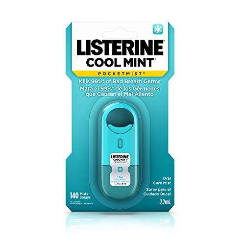 Listerine Pocketmist Cool Mint Oral Care Mist for Bad Breath, 7.7 ml (Pack of 6), Only $9.45