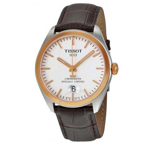 TISSOT PR100 Silver Dial Brown Leather Men's Watch T1014512603100 Item No. T101.451.26.031.00, only $179.99 after clipping coupon, free shipping
