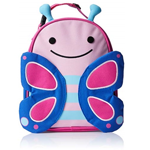 Skip Hop Zoo Kids Insulated Lunch Box, Blossom Butterfly, Pink, Only $8.39