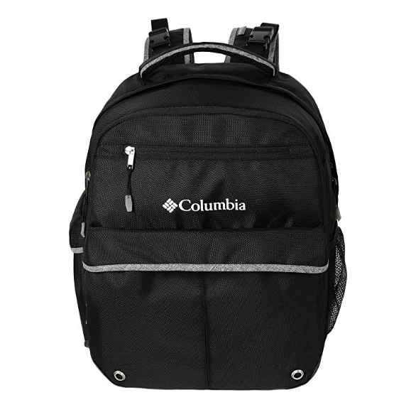 Columbia Huntsville Peak Backpack Diaper Bag, Black $45.00，free shipping