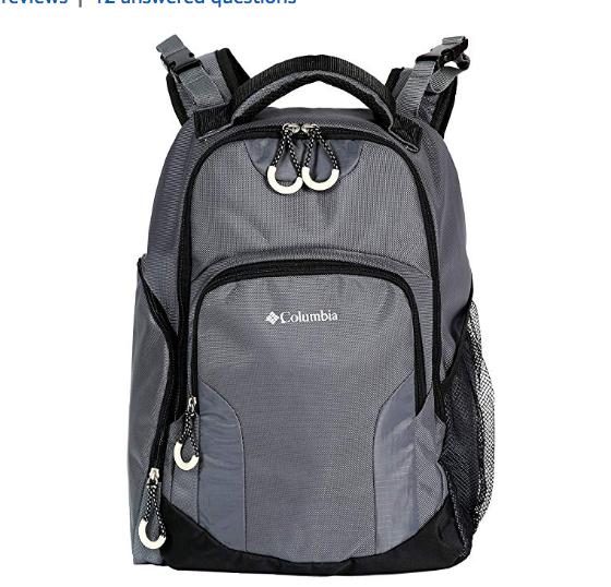 Columbia Summit Rush Backpack Diaper Bag, Grey  only $24.99