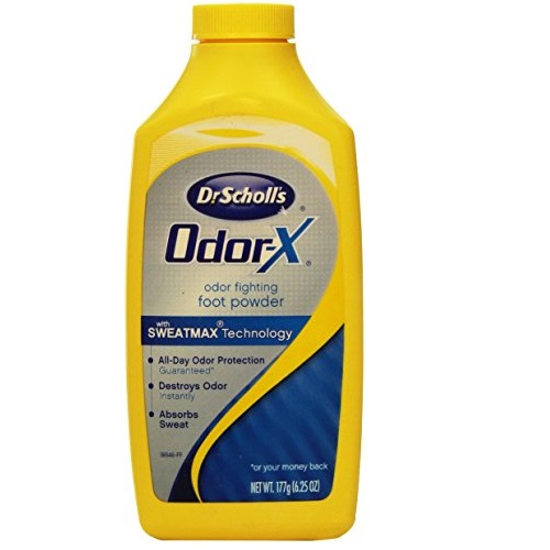 Dr. Scholl's Odor X 脚气除臭粉，6.25 oz，现仅售$4.99
