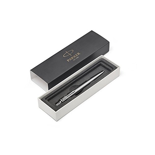 Parker 1953170 Jotter Ballpoint Pen, Stainless Steel with Chrome Trim, Medium Point Blue Ink, Gift Box, Only$7.99