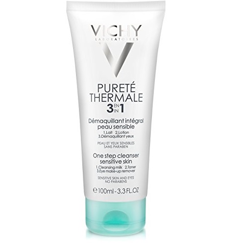 Vichy 薇姿 一步洁面乳， 敏感肌适用，3.3 oz，原价$9.50，现点击coupon后仅售$7.12，免运费
