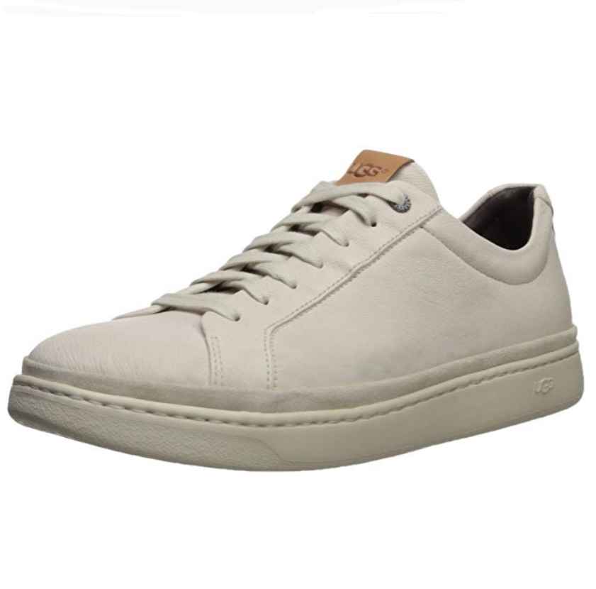 UGG Men's Cali Lace Low Leather Sneaker $51.99，free shipping