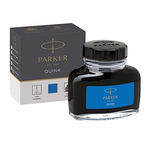 PARKER QUINK Ink Bottle, Washable Blue, 57 ml, Only $5.64, free shipping after  using SS