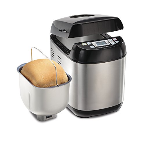 Hamilton Beach (29885 Bread Maker, 2 Lbs. Capacity, Stainless Steel, Only $89.98, free shipping