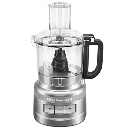 KitchenAid KFP0718CU 7-Cup Food Processor Chop, Puree, Shred and Slice - Contour Silver, Only $59.00, free s hipping
