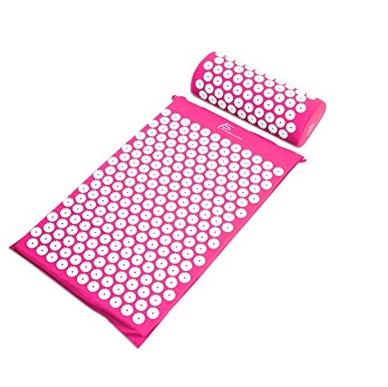 ProSource Acupressure Mat and Pillow Set for Back/Neck Pain Relief and Muscle Relaxation, Only $19.99
